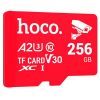 Карта пам'яті Hoco microSDHC Class 10 - 256GB (без адаптера), Red