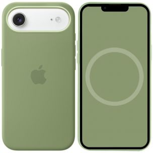 Чехол Silicone case (AAA) with Magsafe and Animation для Apple iPhone 17 Air, Light Moss