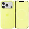 Чохол Silicone case (AAA) with Magsafe and Animation для Apple iPhone 17 Pro Max, Neon Yellow