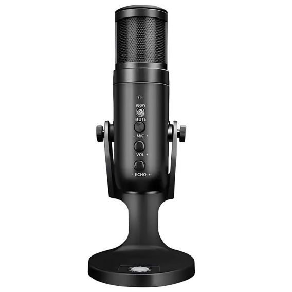 Мікрофон конденсаторний для геймінгу JMARY MC-PW9, Black