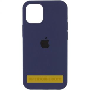 Чехол Silicone Case Full Protective (AA) для Apple iPhone 17, Темно-синий / Midnight blue