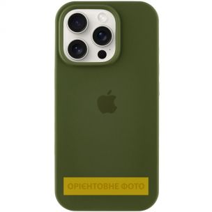 Чехол Silicone Case Full Protective (AA) для Apple iPhone 17, Зеленый / Dark Olive