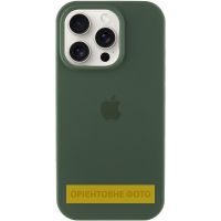 Чехол Silicone Case Full Protective (AA) для Apple iPhone 17 (6.3) Зеленый / Cyprus Green