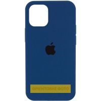 Чохол Silicone Case Full Protective (AA) для Apple iPhone 17 Air, Синій / Deep navy