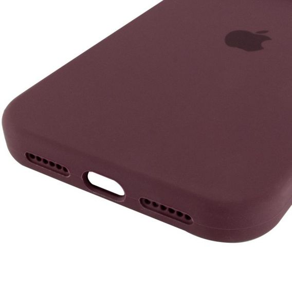 Чохол Silicone Case Full Protective (AA) для Apple iPhone 17 Pro, Бордовий / Plum