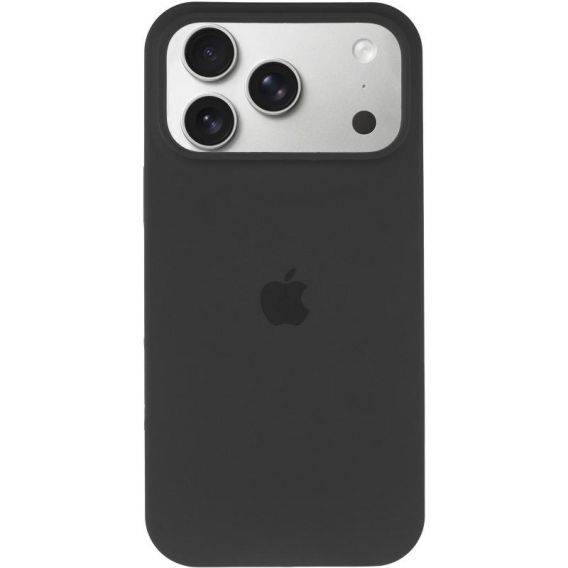 Чохол Silicone Case Full Protective (AA) для Apple iPhone 17 Pro, Чорний / Black