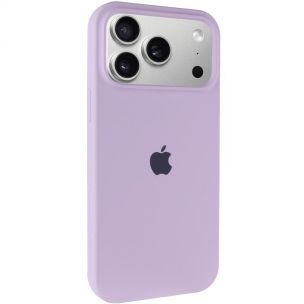 Чехол Silicone Case Full Protective (AA) для Apple iPhone 17 Pro, Сиреневый / Lilac