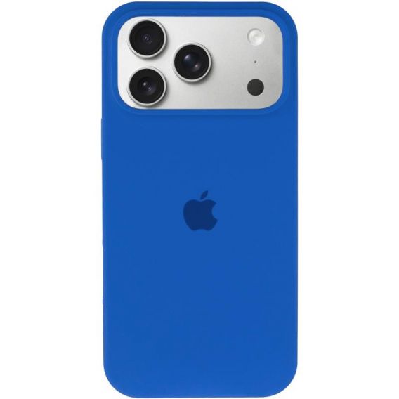 Чохол Silicone Case Full Protective (AA) для Apple iPhone 17 Pro, Синій / Capri Blue