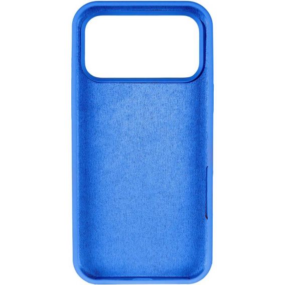 Чохол Silicone Case Full Protective (AA) для Apple iPhone 17 Pro, Синій / Capri Blue