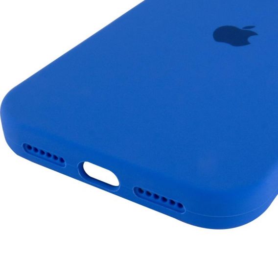 Чохол Silicone Case Full Protective (AA) для Apple iPhone 17 Pro, Синій / Capri Blue