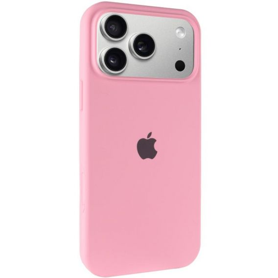 Чохол Silicone Case Full Protective (AA) для Apple iPhone 17 Pro, Рожевий / Light pink