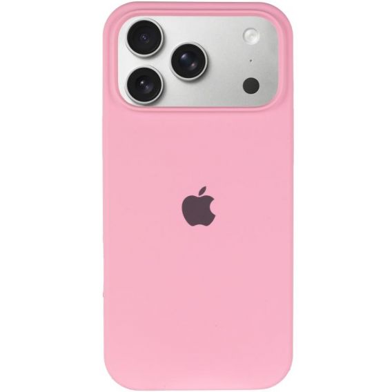 Чохол Silicone Case Full Protective (AA) для Apple iPhone 17 Pro, Рожевий / Light pink