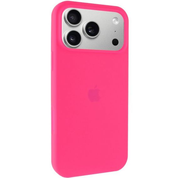Чохол Silicone Case Full Protective (AA) Apple iPhone 17 Pro, Рожевий / Barbie pink