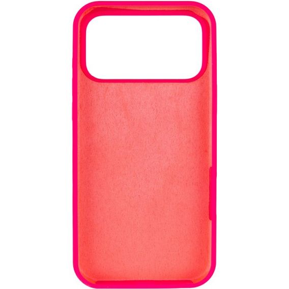 Чохол Silicone Case Full Protective (AA) Apple iPhone 17 Pro, Рожевий / Barbie pink