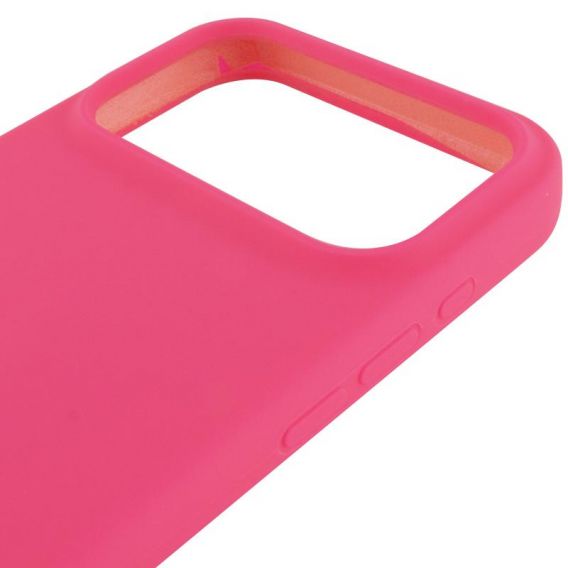 Чохол Silicone Case Full Protective (AA) Apple iPhone 17 Pro, Рожевий / Barbie pink