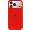 Чохол Silicone Case Full Protective (AA) для Apple iPhone 17 Pro, Червоний / Red