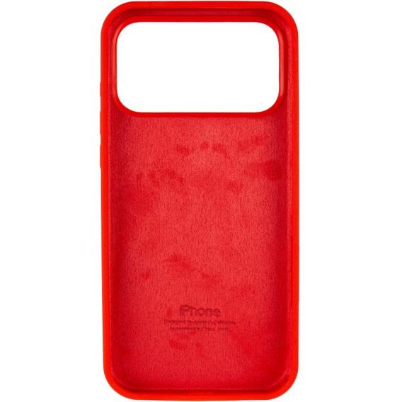 Чохол Silicone Case Full Protective (AA) для Apple iPhone 17 Pro, Червоний / Red