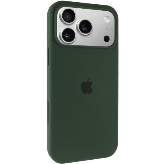 Чохол Silicone Case Full Protective (AA) для Apple iPhone 17 Pro, Зелений / Cyprus Green