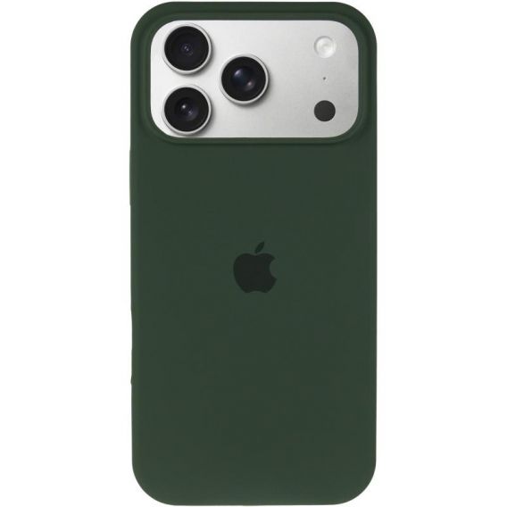 Чохол Silicone Case Full Protective (AA) для Apple iPhone 17 Pro, Зелений / Cyprus Green