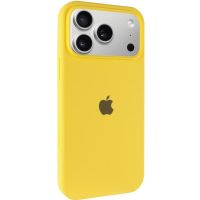 Чохол Silicone Case Full Protective (AA) для Apple iPhone 17 Pro, Жовтий / Yellow