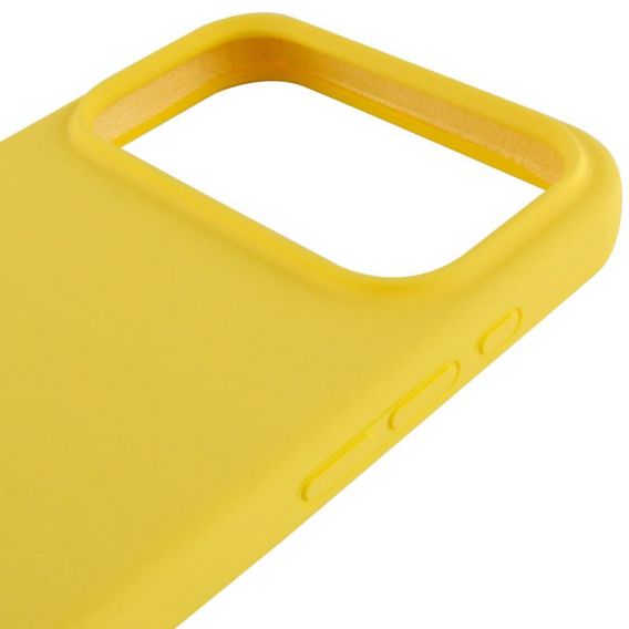 Чохол Silicone Case Full Protective (AA) для Apple iPhone 17 Pro, Жовтий / Yellow