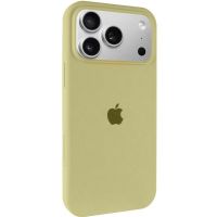 Чохол Silicone Case Full Protective (AA) для Apple iPhone 17 Pro, Жовтий / Mellow Yellow