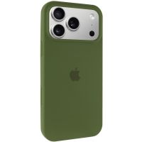 Чохол Silicone Case Full Protective (AA) для Apple iPhone 17 Pro Max (6.9) Зелений / Dark Olive