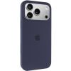 Чохол Silicone Case Full Protective (AA) для Apple iPhone 17 Pro Max, Темно-синій / Midnight blue