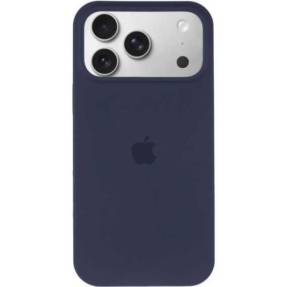 Чохол Silicone Case Full Protective (AA) для Apple iPhone 17 Pro Max, Темно-синій / Midnight blue