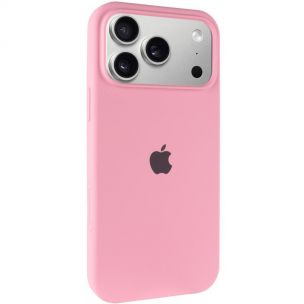 Чохол Silicone Case Full Protective (AA) для Apple iPhone 17 Pro Max, Рожевий / Light pink