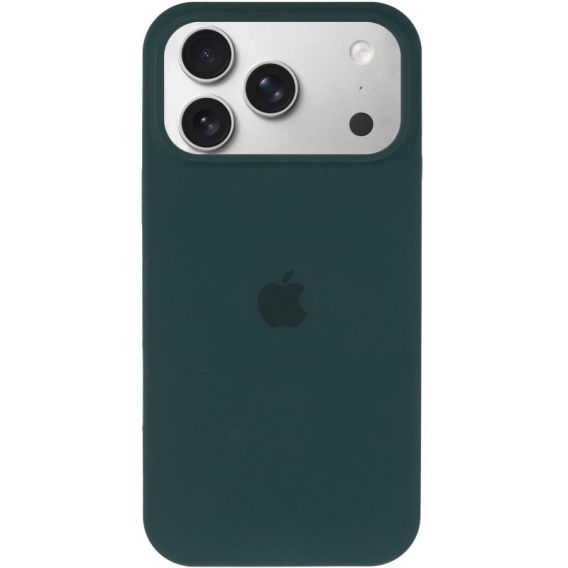 Чохол Silicone Case Full Protective (AA) для Apple iPhone 17 Pro Max, Зелений / Forest green