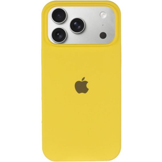 Чохол Silicone Case Full Protective (AA) для Apple iPhone 17 Pro Max, Жовтий / Yellow