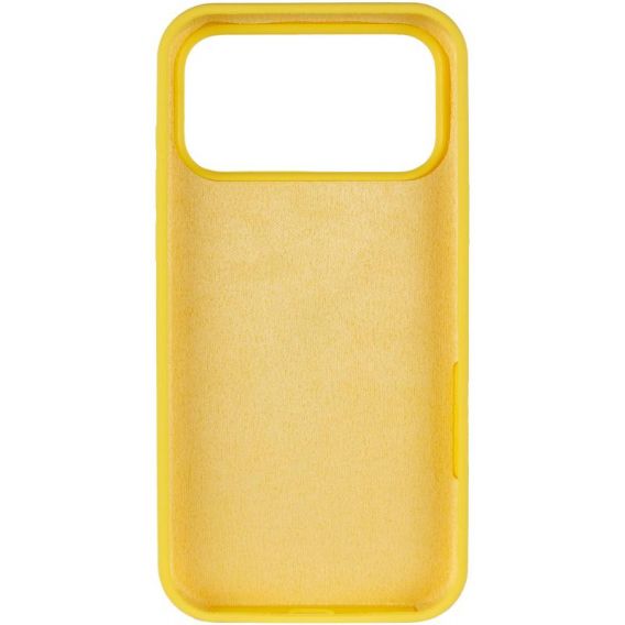 Чохол Silicone Case Full Protective (AA) для Apple iPhone 17 Pro Max, Жовтий / Yellow
