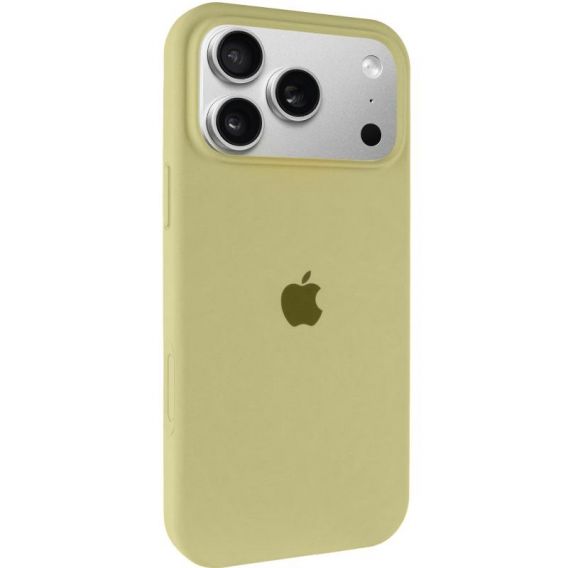 Чохол Silicone Case Full Protective (AA) для Apple iPhone 17 Pro Max, Жовтий / Mellow Yellow