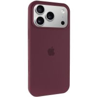 Чохол Silicone Case Full Protective (AA) для Apple iPhone 17 Pro Max, Бордовий / Plum