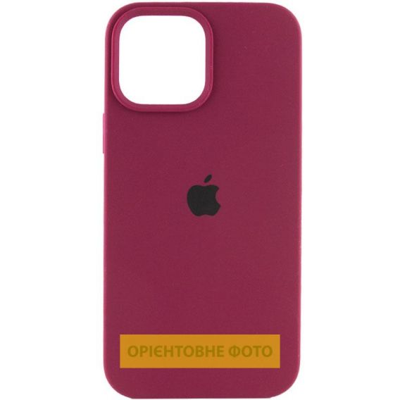 Чохол Silicone Case Full Protective (AA) для Apple iPhone 17 Pro Max, Бордовий / Maroon