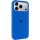 Чохол Silicone Case Full Protective (AA) для Apple iPhone 17 Pro Max, Синій / Capri Blue