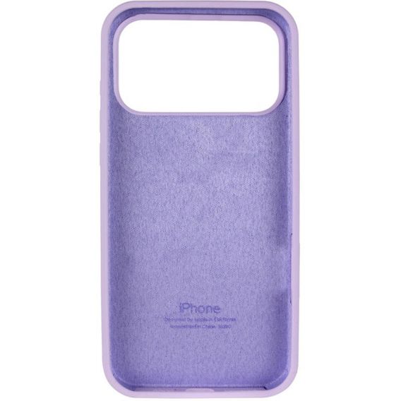 Чохол Silicone Case Full Protective (AA) для Apple iPhone 17 Pro Max, Бузковий / Lilac