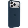 Чохол Silicone Case Full Protective (AA) для Apple iPhone 17 Pro Max, Синій / Deep navy