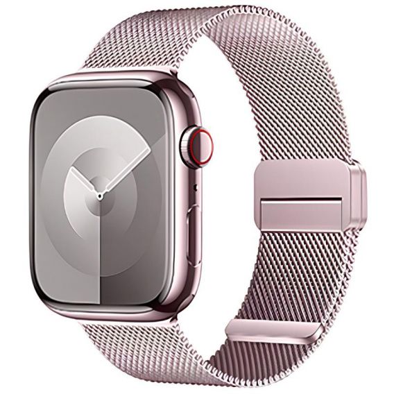 Ремінець Hoco WA26 Milanese Loop Strap для Apple watch 44/45/46/49mm, Rose Pink