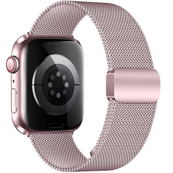 Ремінець Hoco WA26 Milanese Loop Strap для Apple watch 44/45/46/49mm, Rose Pink