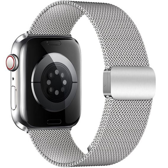 Ремінець Hoco WA26 Milanese Loop Strap для Apple watch 44/45/46/49mm, Silver