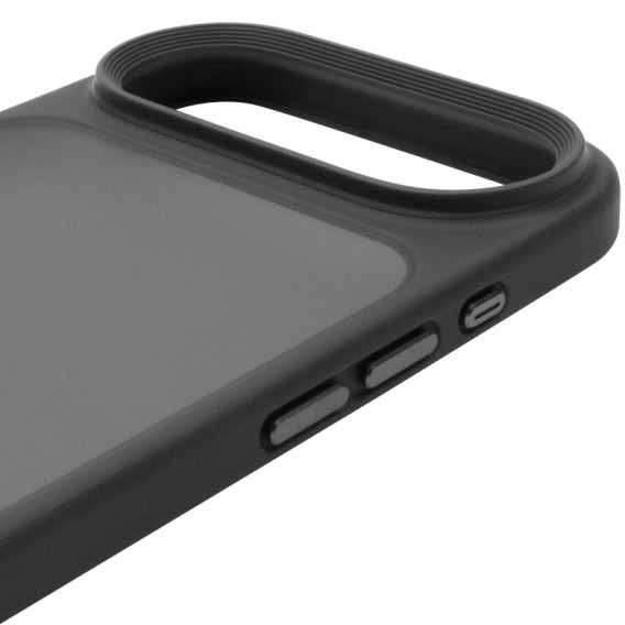 TPU+PC чехол Metal Buttons для Apple iPhone 17 Air (6.5) Черный / Black TPU+PC чехол Metal Buttons для Apple iPhone 17 Air (6.5) Черный / Black