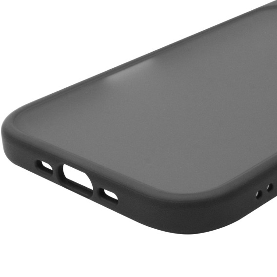 TPU+PC чехол Metal Buttons для Apple iPhone 17 Air (6.5) Черный / Black TPU+PC чехол Metal Buttons для Apple iPhone 17 Air (6.5) Черный / Black