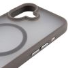TPU+PC чохол Metal Buttons with MagSafe для Apple iPhone 17, Сірий / Grey