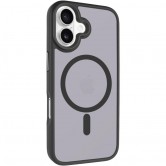 TPU+PC чехол Metal Buttons with MagSafe для Apple iPhone 17 (6.3 дюйма) Черный / Black TPU+PC чехол Metal Buttons with MagSafe для Apple iPhone 17 (6.3 дюйма) Черный / Black