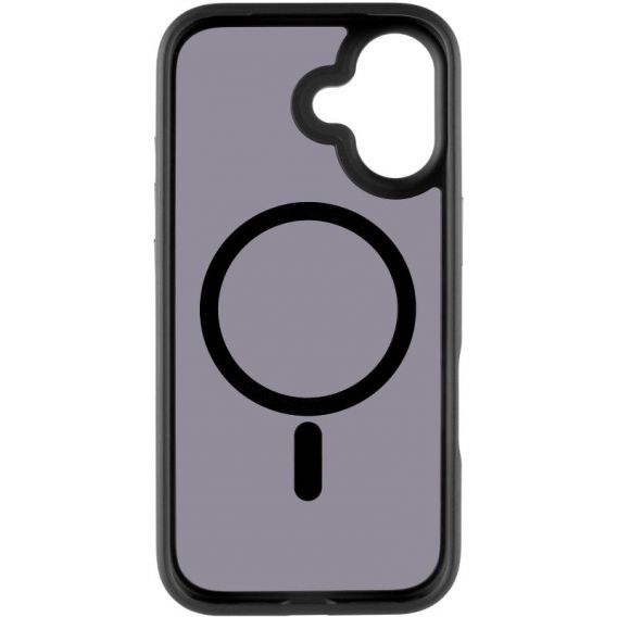 TPU+PC чохол Metal Buttons with MagSafe для Apple iPhone 17, Чорний / Black