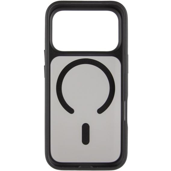 TPU+PC чехол Metal Buttons with MagSafe для Apple iPhone 17 Pro (6.3) Черный / Black