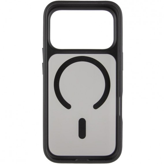 TPU+PC чехол Metal Buttons with MagSafe для Apple iPhone 17 Pro Max (6.9) Черный / Black