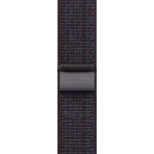 Ремінець Nylon Sport Loop для Apple Watch 38/40/41/42mm(ser.10), Black/Blue